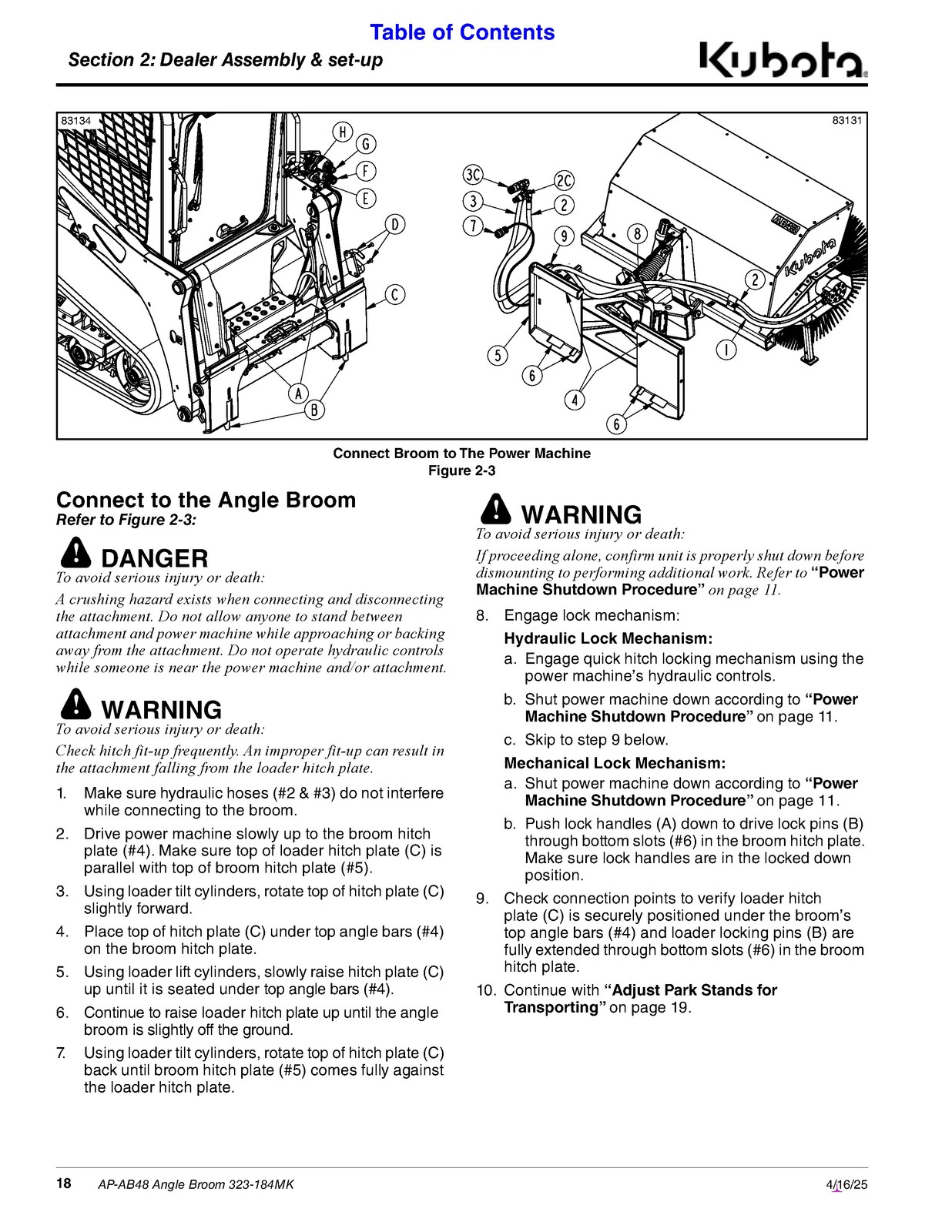 LAND PRIDE AB48 Angle Broom Operators Manual – STEEL WIRE BOUND – TOUGH COVERS