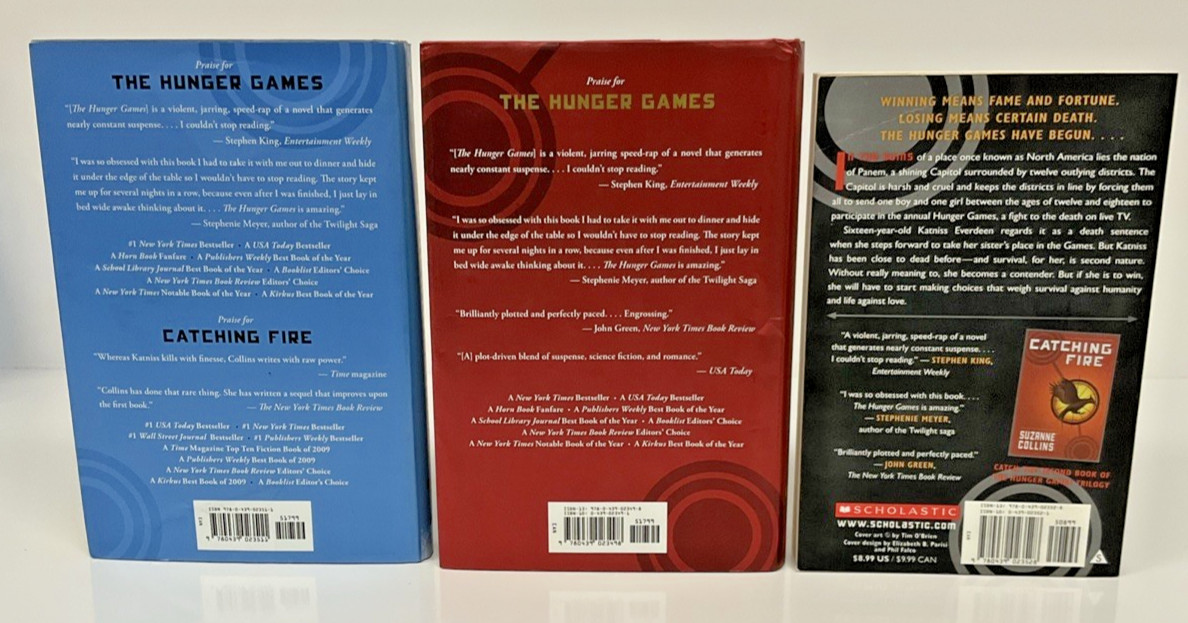 Hunger Games Trilogy, Set of Three, by Suzanne Collins