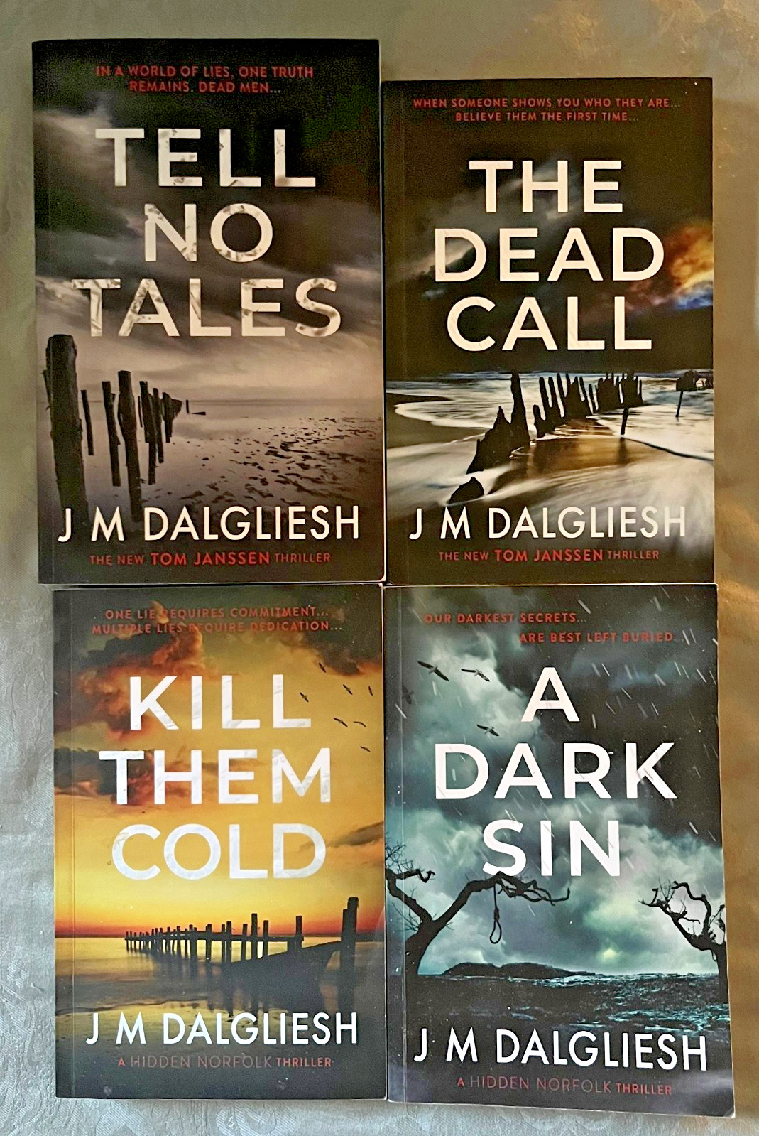 Lot of 4 J M Dalgliesh Hidden Norfolk Mysteries Books 4, 6, 7, 8 * TPB