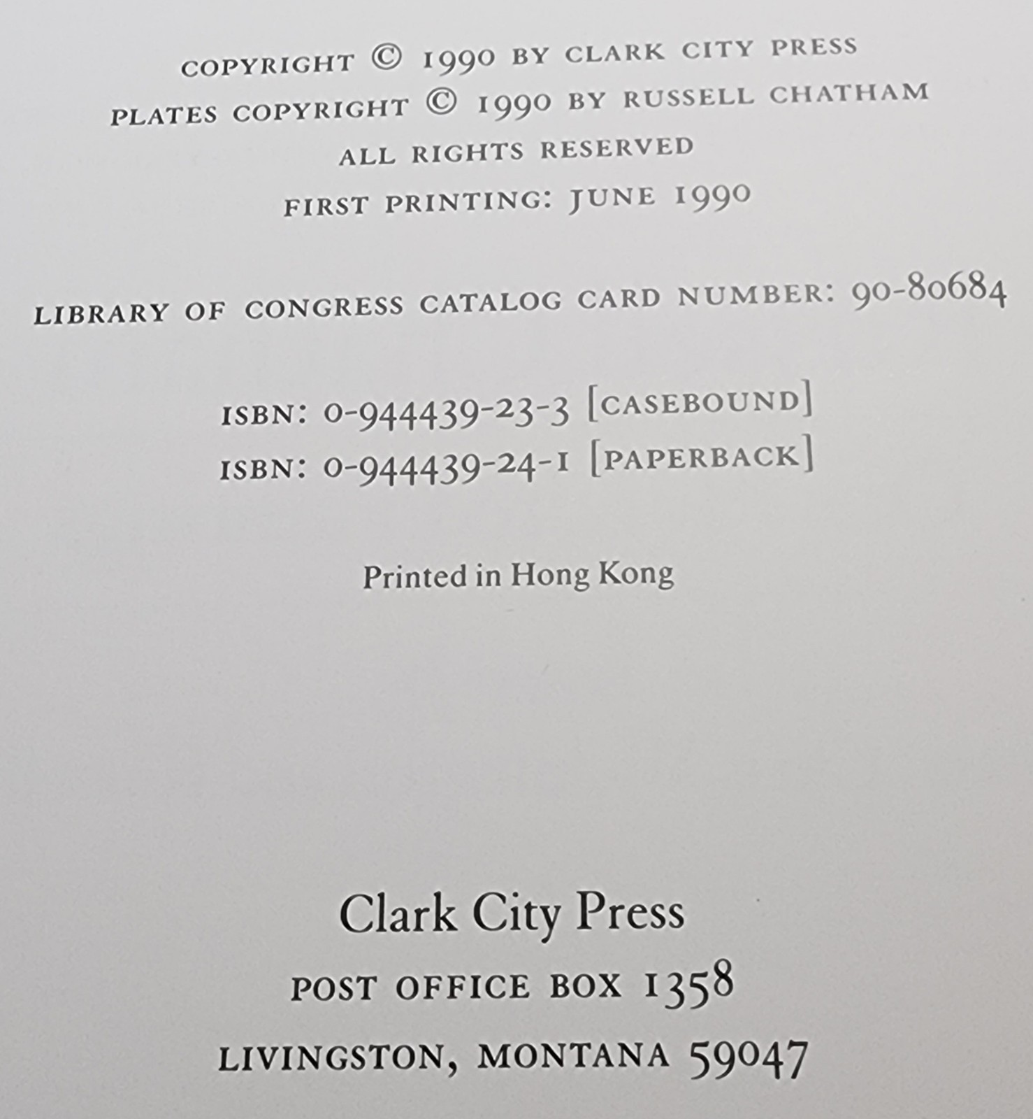 Russell Chatham: One Hundred Paintings (SIGNED, with original drawing) No. 244