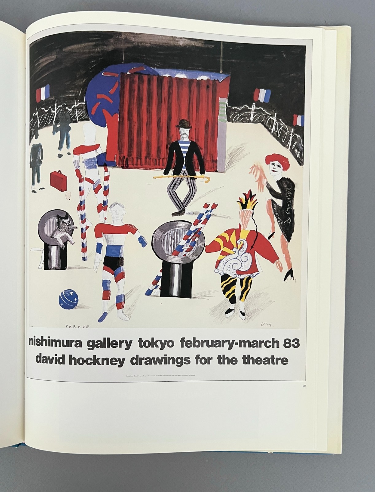 DAVID HOCKNEY POSTERS 40 Large Plates HCDJ Art Book 1987 First Edition 1st Print