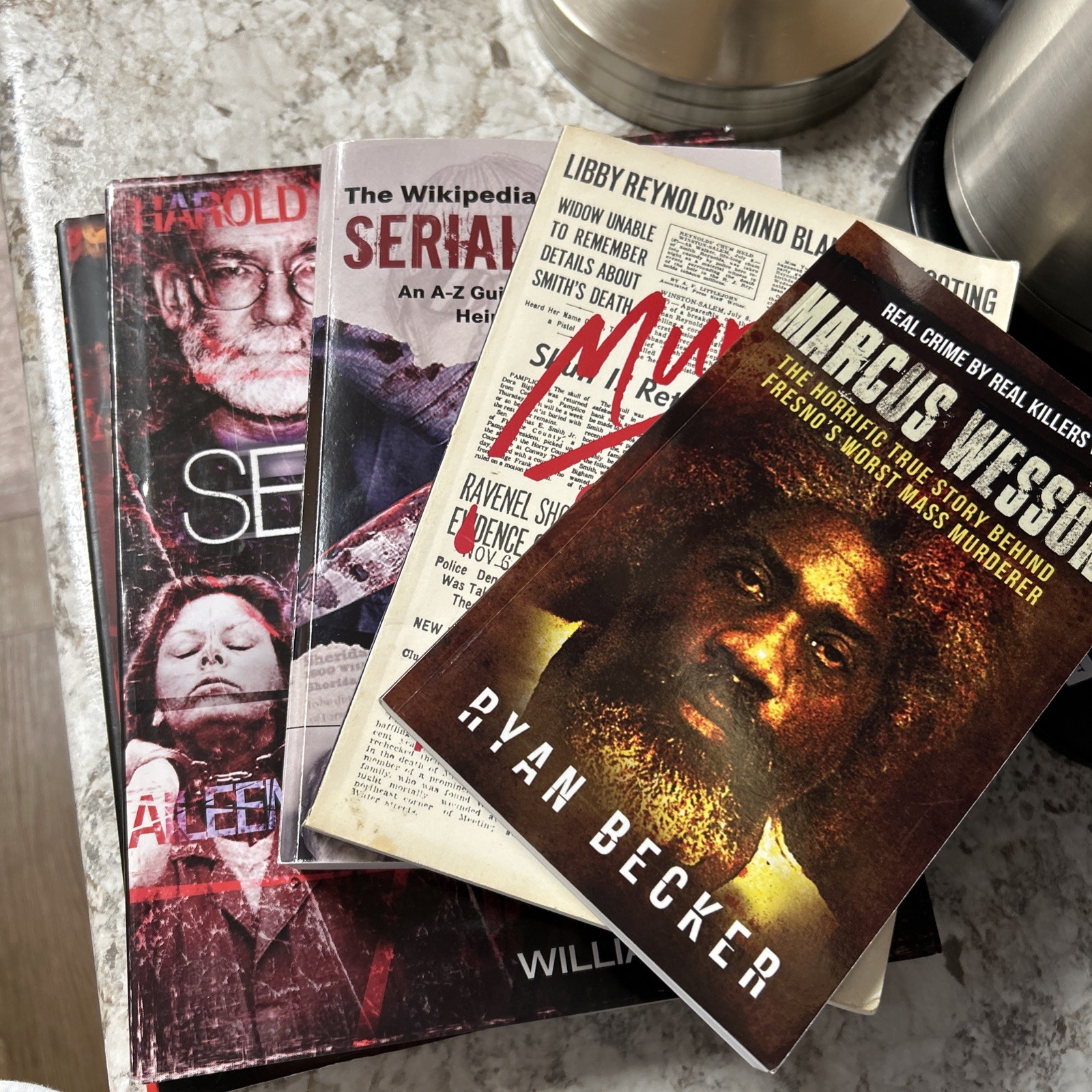 True Crime Book Lot Serial Killers Murder Wesson Carolinas Encyclopedia