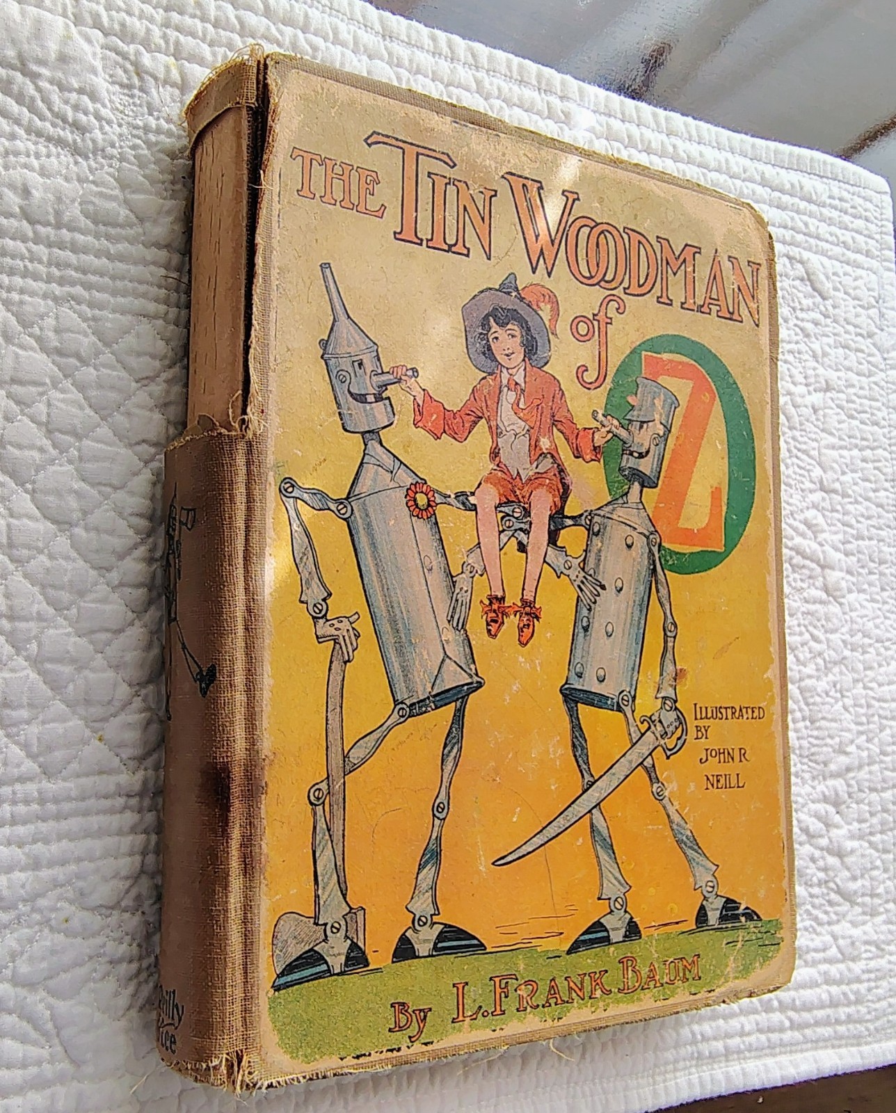 Vintage Wizard of OZ-L. Frank Baum Book Set of 7 Hardcover-1 Paper-Reilly & Lee