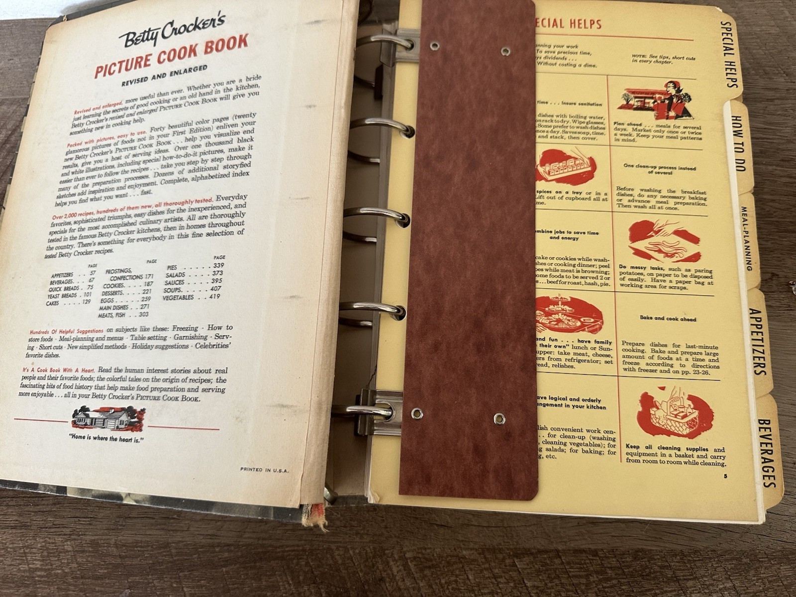 Betty Crocker’s Picture Cook Book Revised Edition, Illustrated Ring/Wire Bound