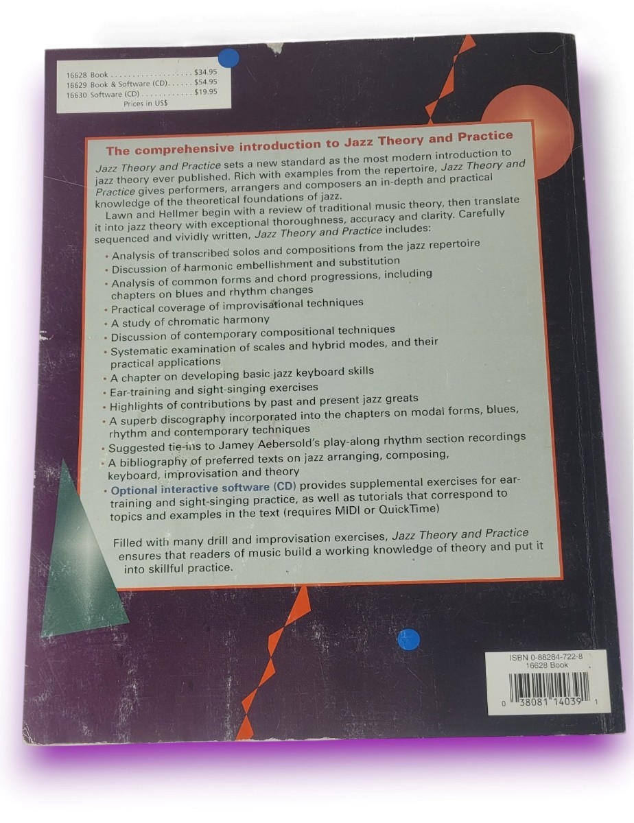 1996 Jazz Theory and Practice Hellmer, Jeffrey & Richard Lawn Alfred Music