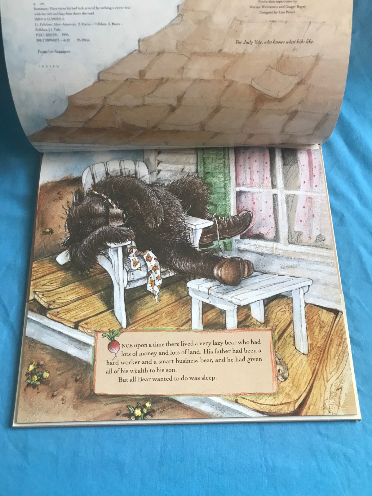 Tops and Bottoms by Janet Stevens (1995, Hardcover) ~ Caldecott Honor Book