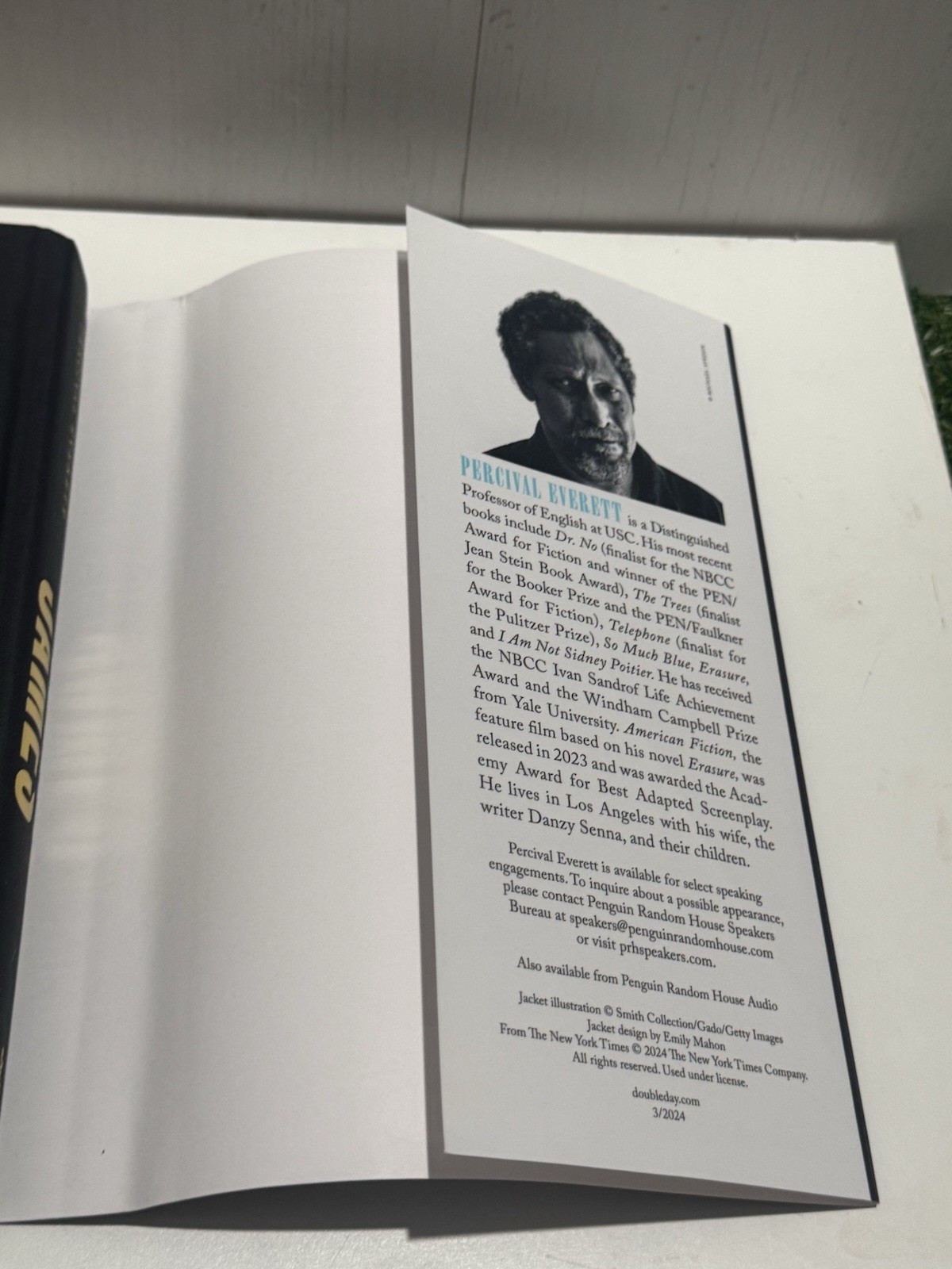 JAMES by Percival Everett SIGNED 1st Edition 3rd Print Hardcover (2024) Pulitzer