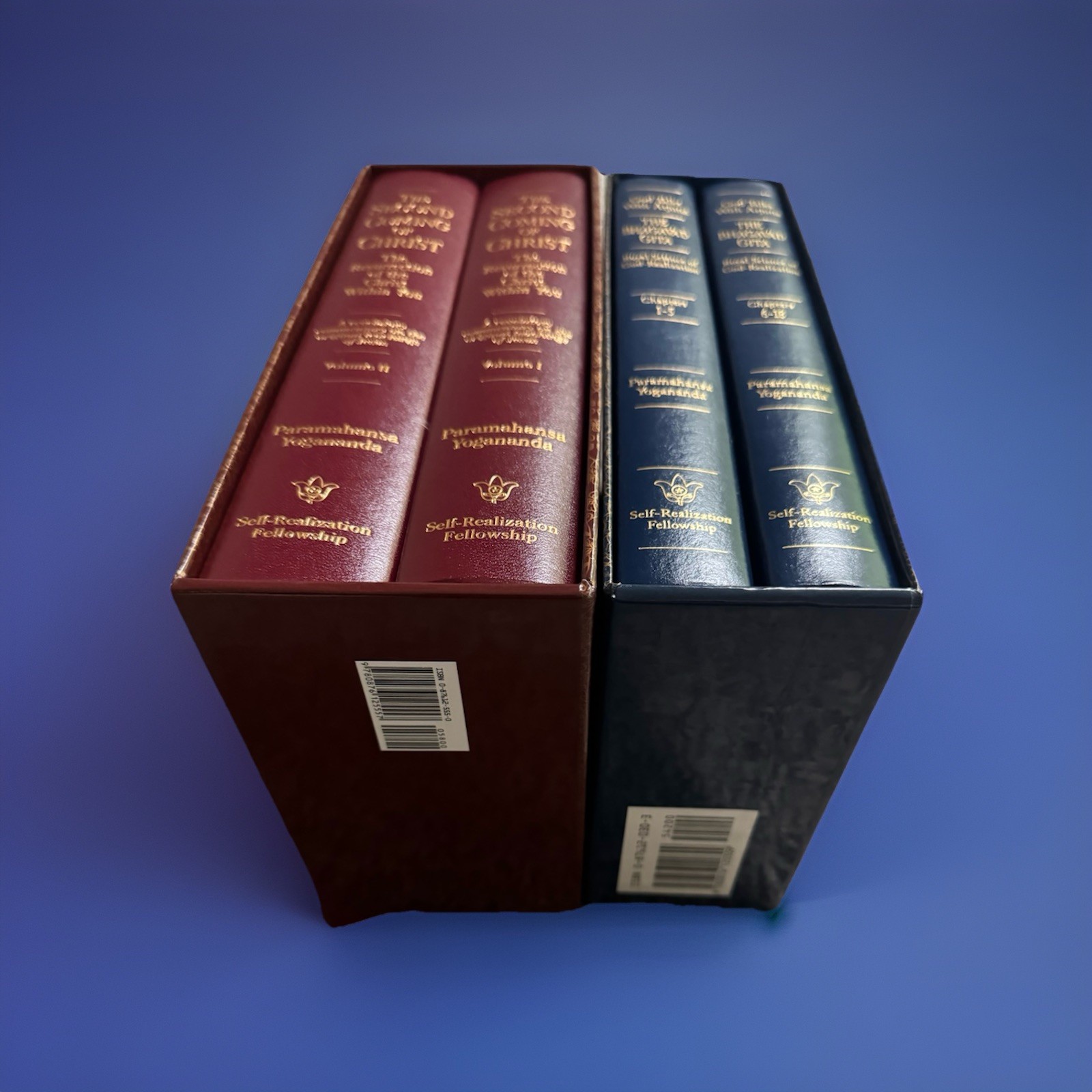 Paramahansa Yogananda 4 Vol Book Set Bhagavad Gita & Christ HC