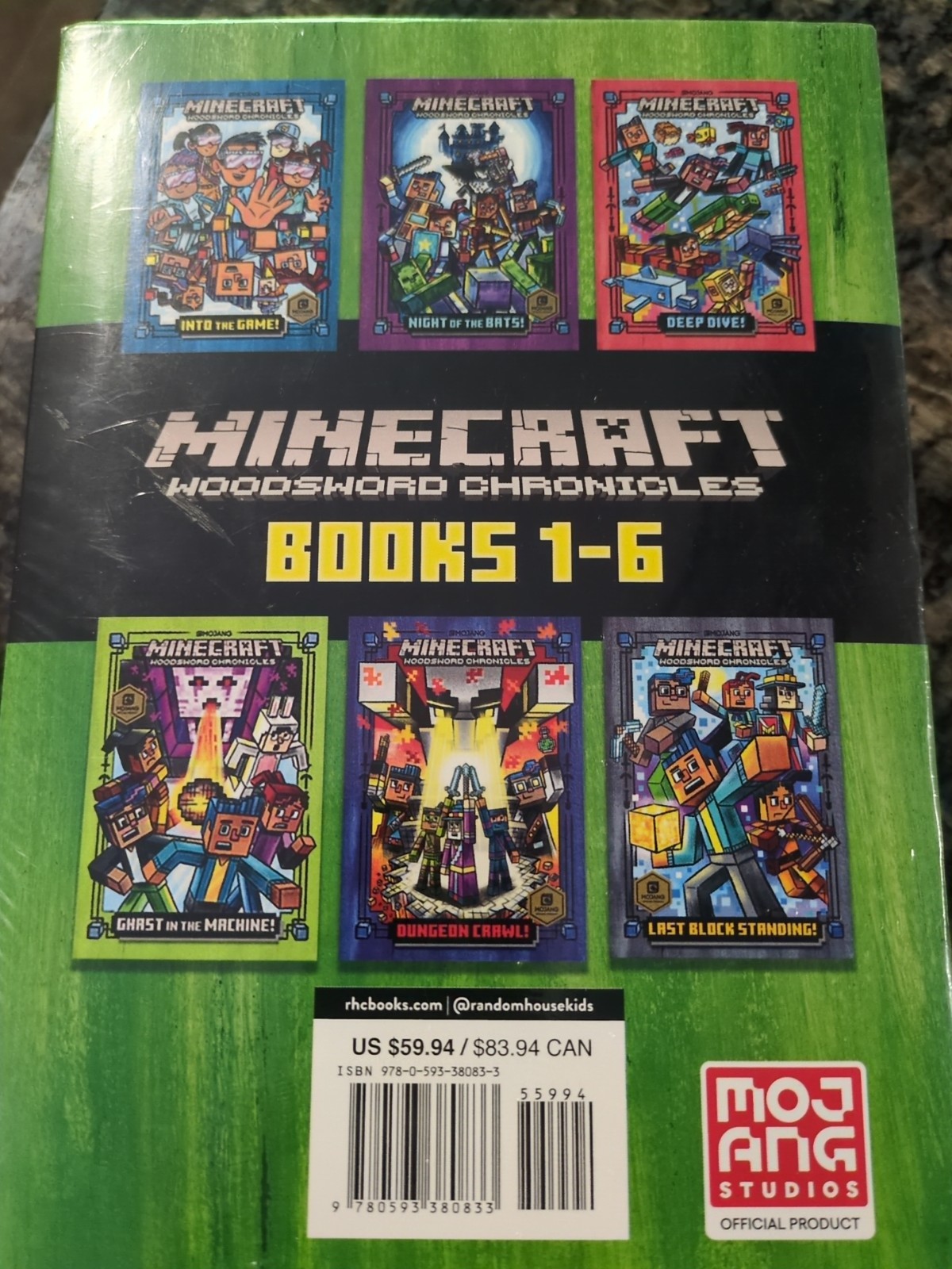 Minecraft Woodsword Chronicles: Books 1-6 Set Brand New Factory Sealed