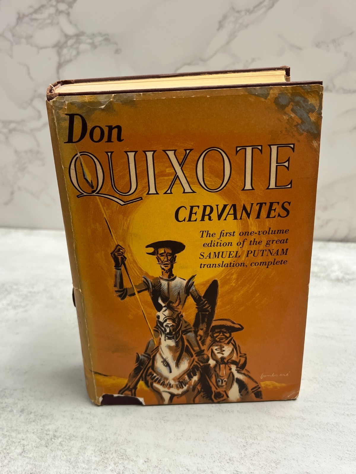 Don Quixote by Cervantes, Samuel Putnam translation (1949, HC/DJ) Viking Press
