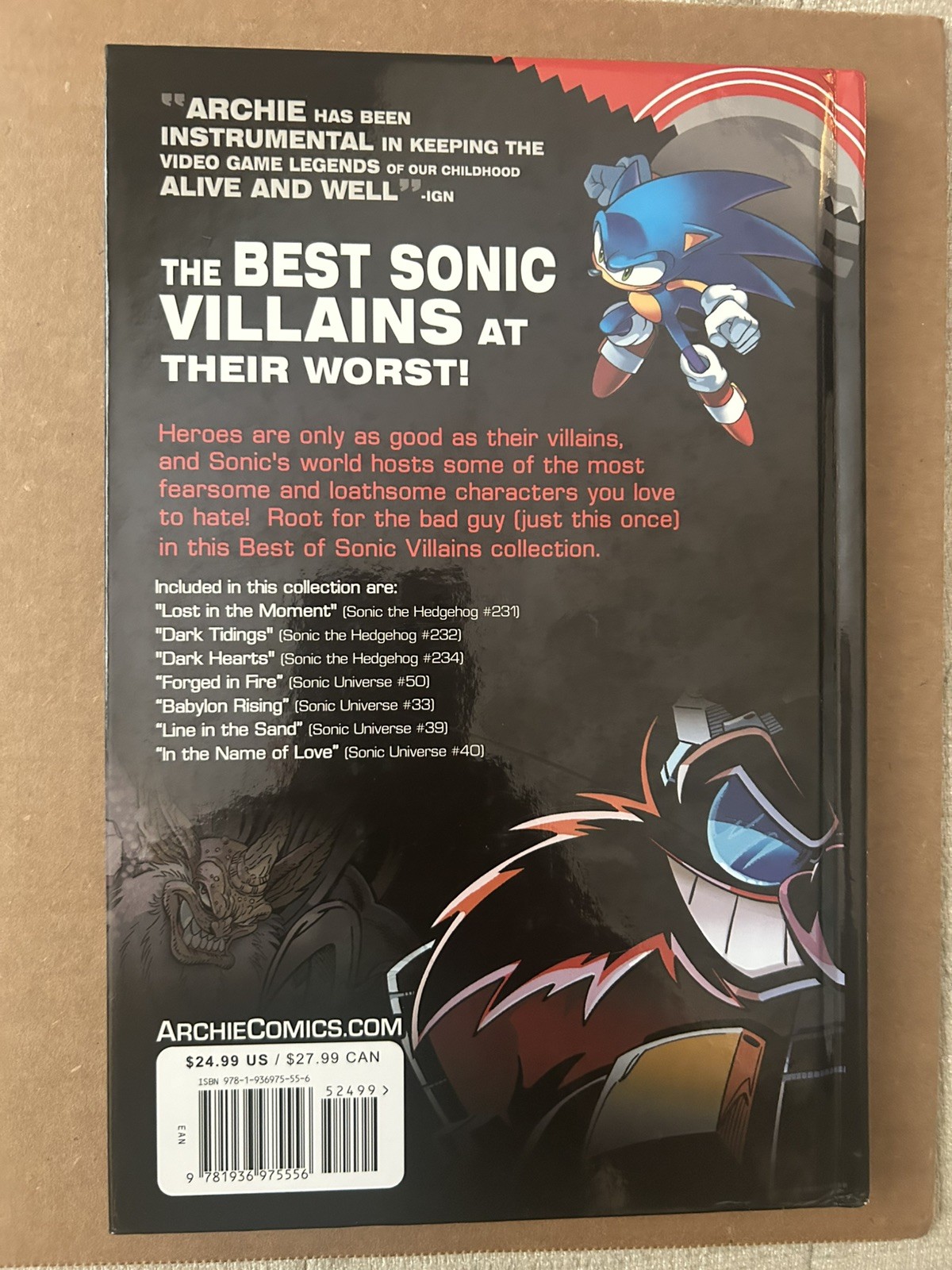 Best of Sonic the Hedgehog 2: Villains by Sonic Scribes Staff (2013, Hardcover)