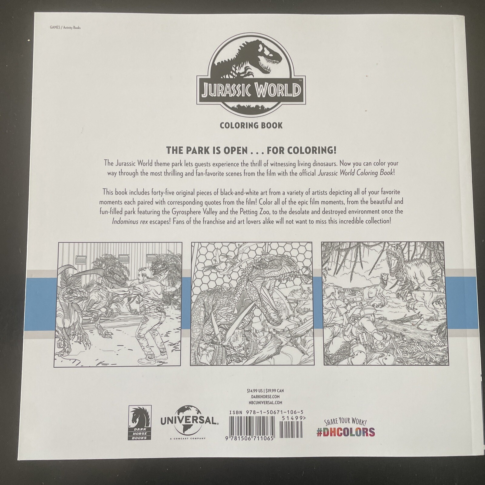 Jurassic World Adult Coloring Book (READ)