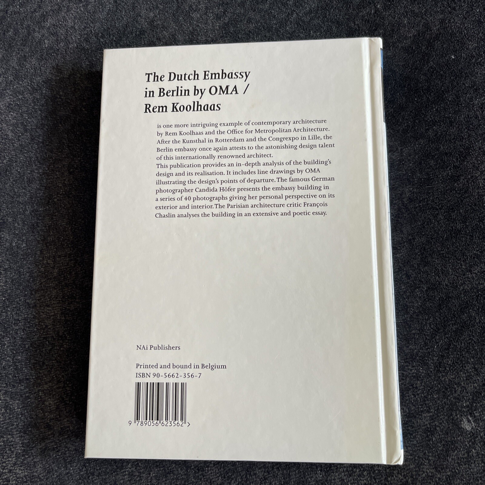 Rem Koolhaas / OMA – The Dutch Embassy in Berlin (Hardcover) Condition New!