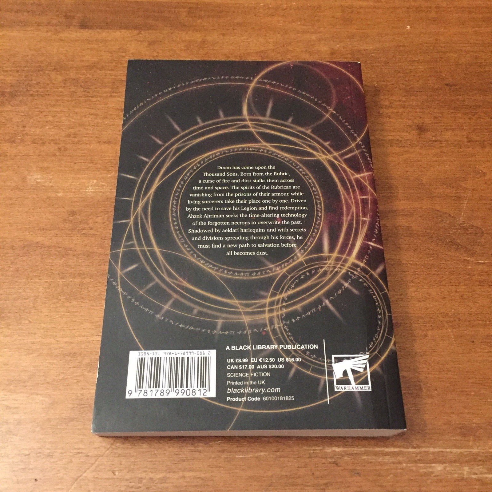 Ahriman: Eternal (Warhammer) by John French 2023 Black Library TPB Good+ Cond
