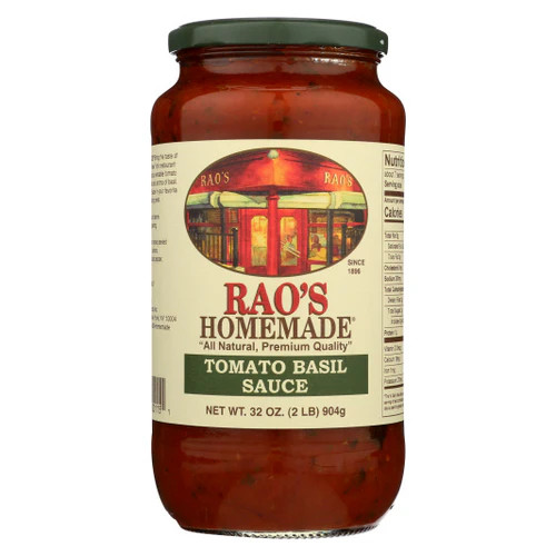 Tomato Basil Sauce Case of 6 X 32 Oz by Rao’s