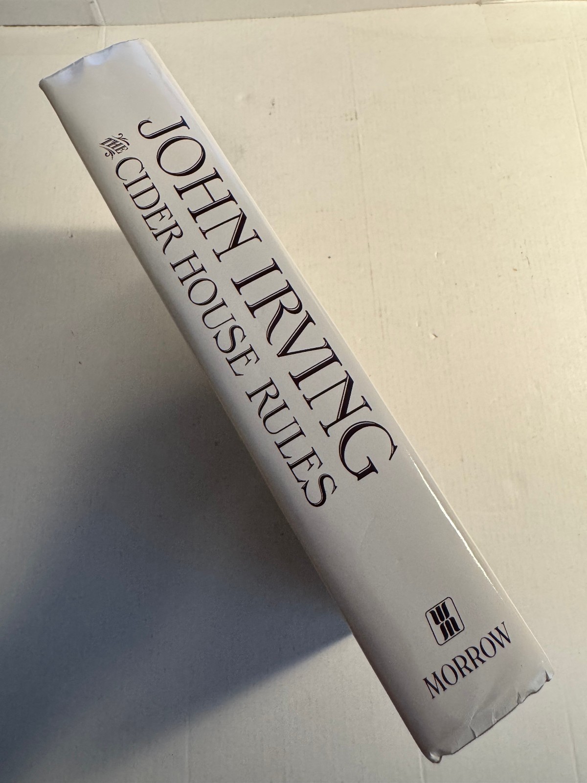 Cider House Rules John Irving HCDJ UNREAD Very Good Cloth Spine BOMC