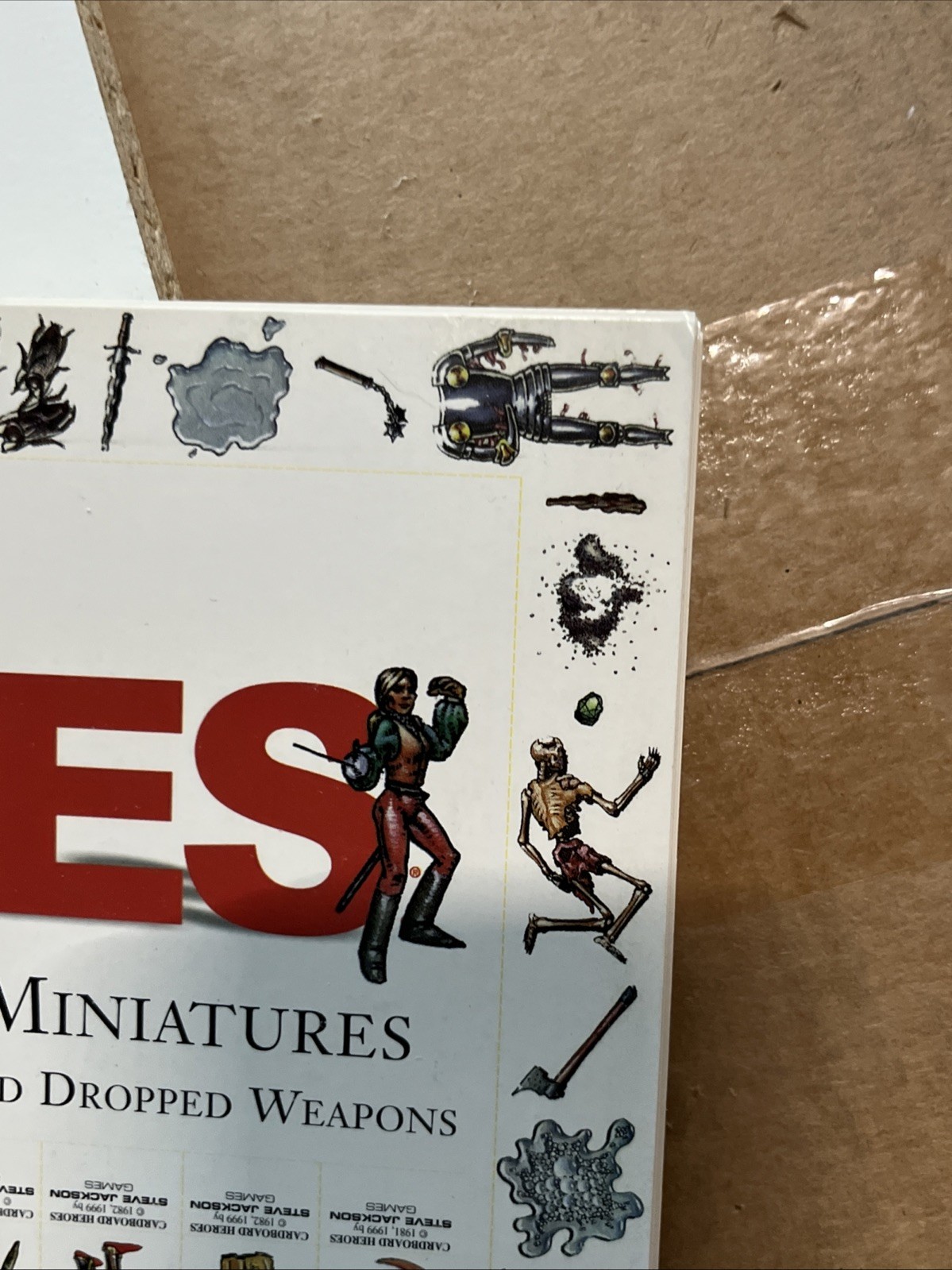 Steve Jackson Cardboard Heroes #2100 NEW RPG 436 Full-Color Fantasy Miniatures