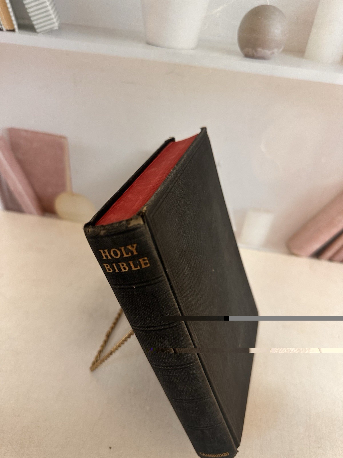 Holy Bible Cambridge Hardcover Vintage