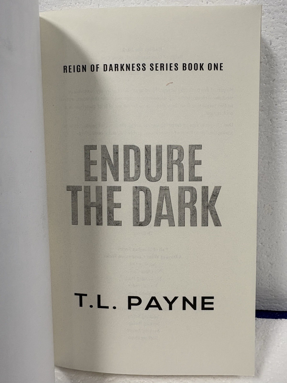 Lot Of 6 Books By T. L. Payne: Rain Of Darkness (1,3,4) & Survive The Collapse