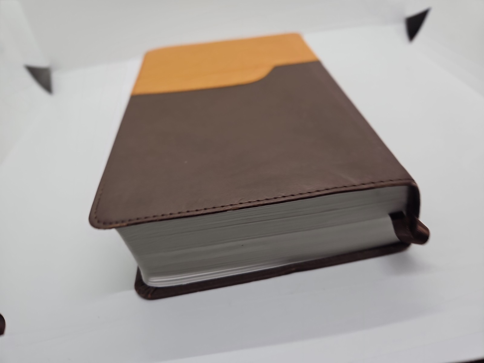 NIV Holy Bible Large Print Zondervan Brown DuoTone Leathersoft 2011