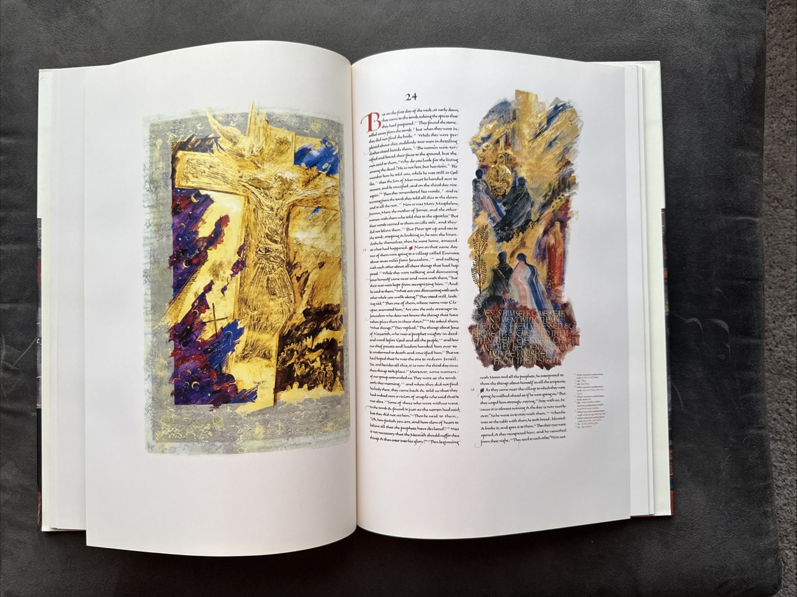The Saint John’s Bible Gospels and Acts by Donald Jackson Hardcover 2005
