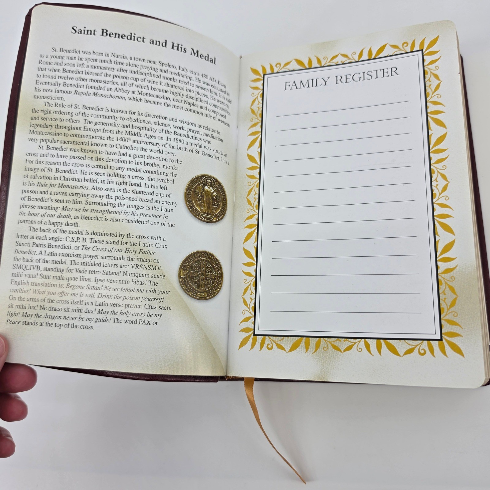 Saint Benedict Press RSV-CE Catholic Bible Burgundy Ultrasoft Cover