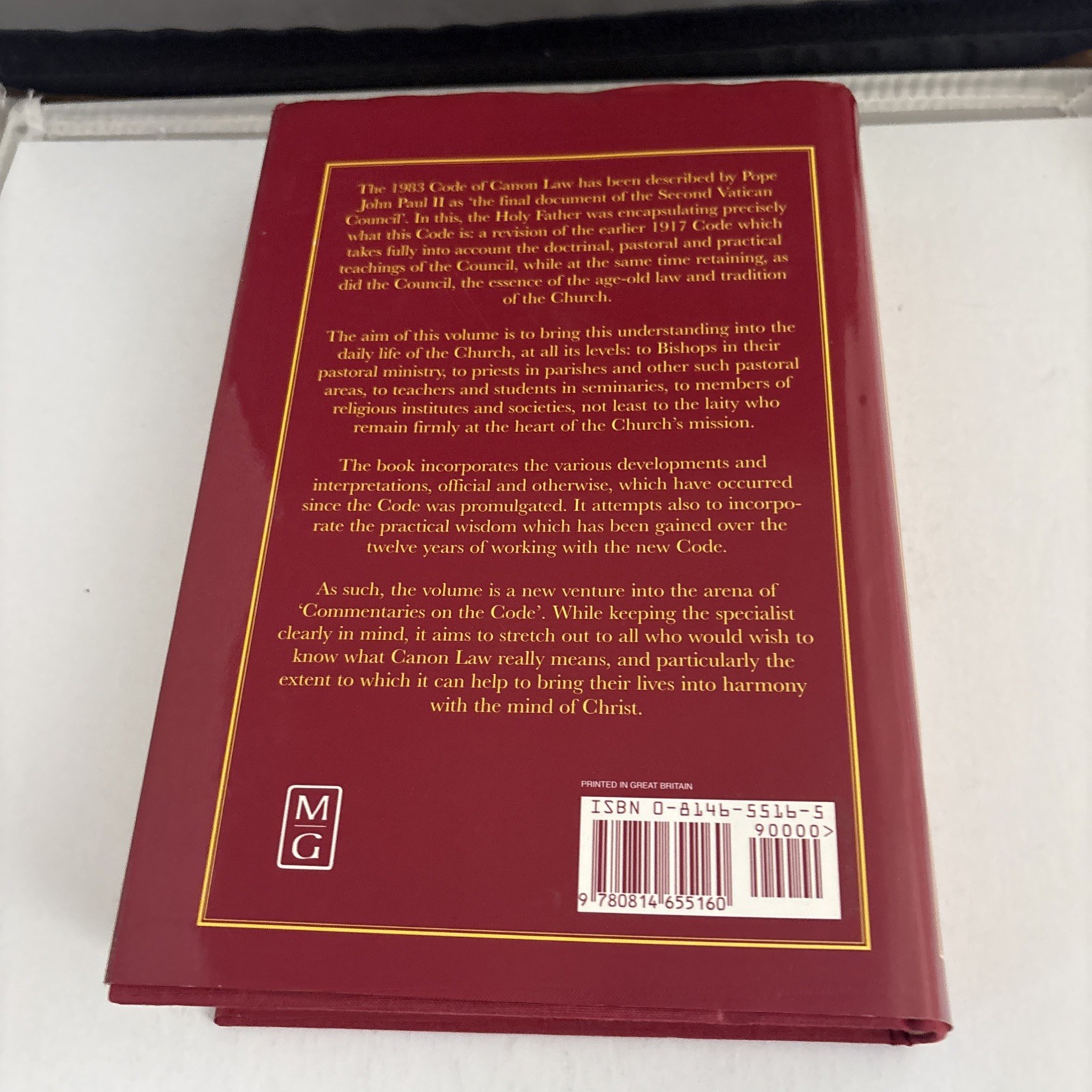 Canon Law: Letter and Spirit by Liturgical Press Staff (1996, Hardcover)