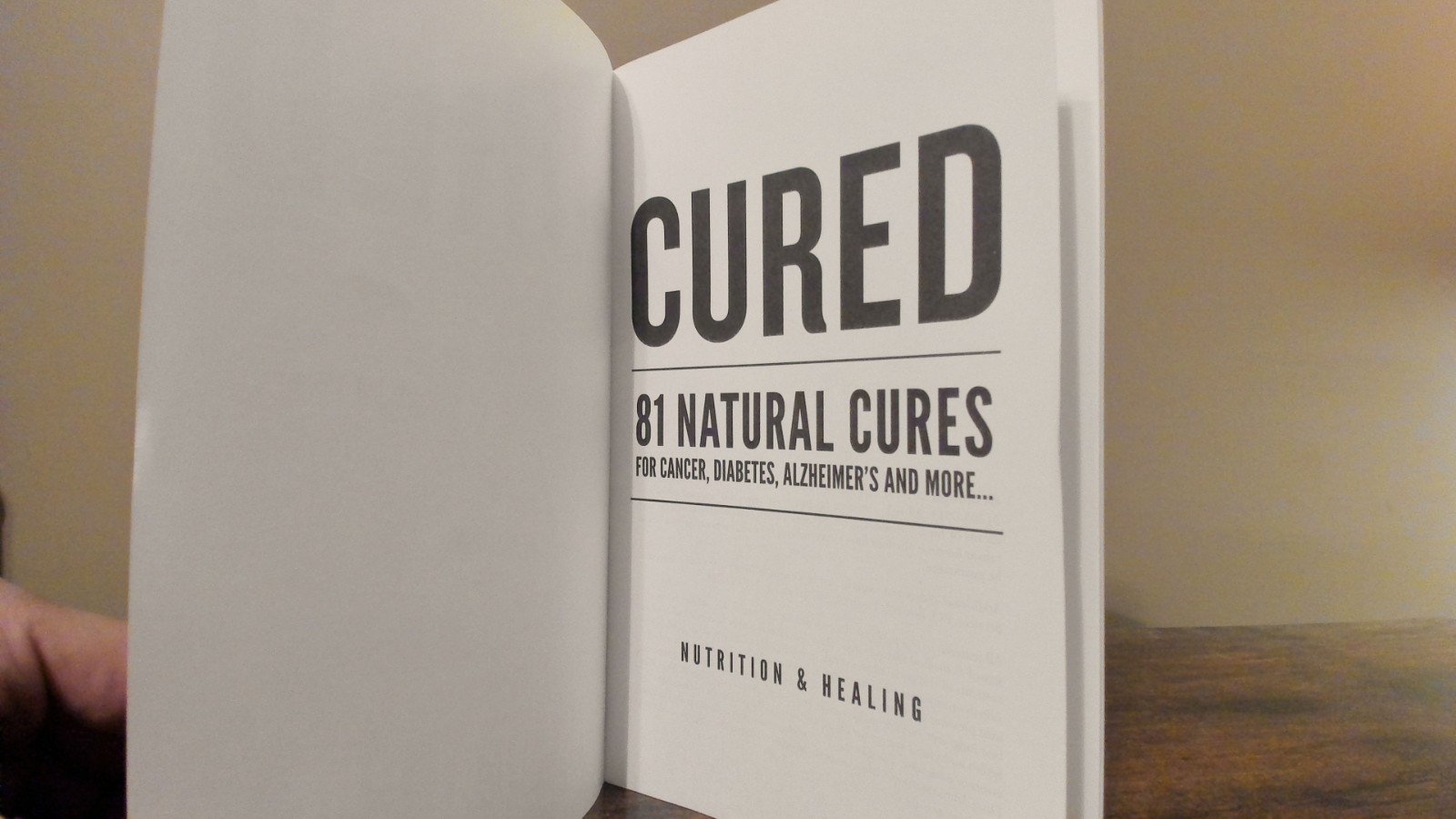 CURED 81 Natural Cures 2018 Nutrition & Healing Paperback NewMarket Health