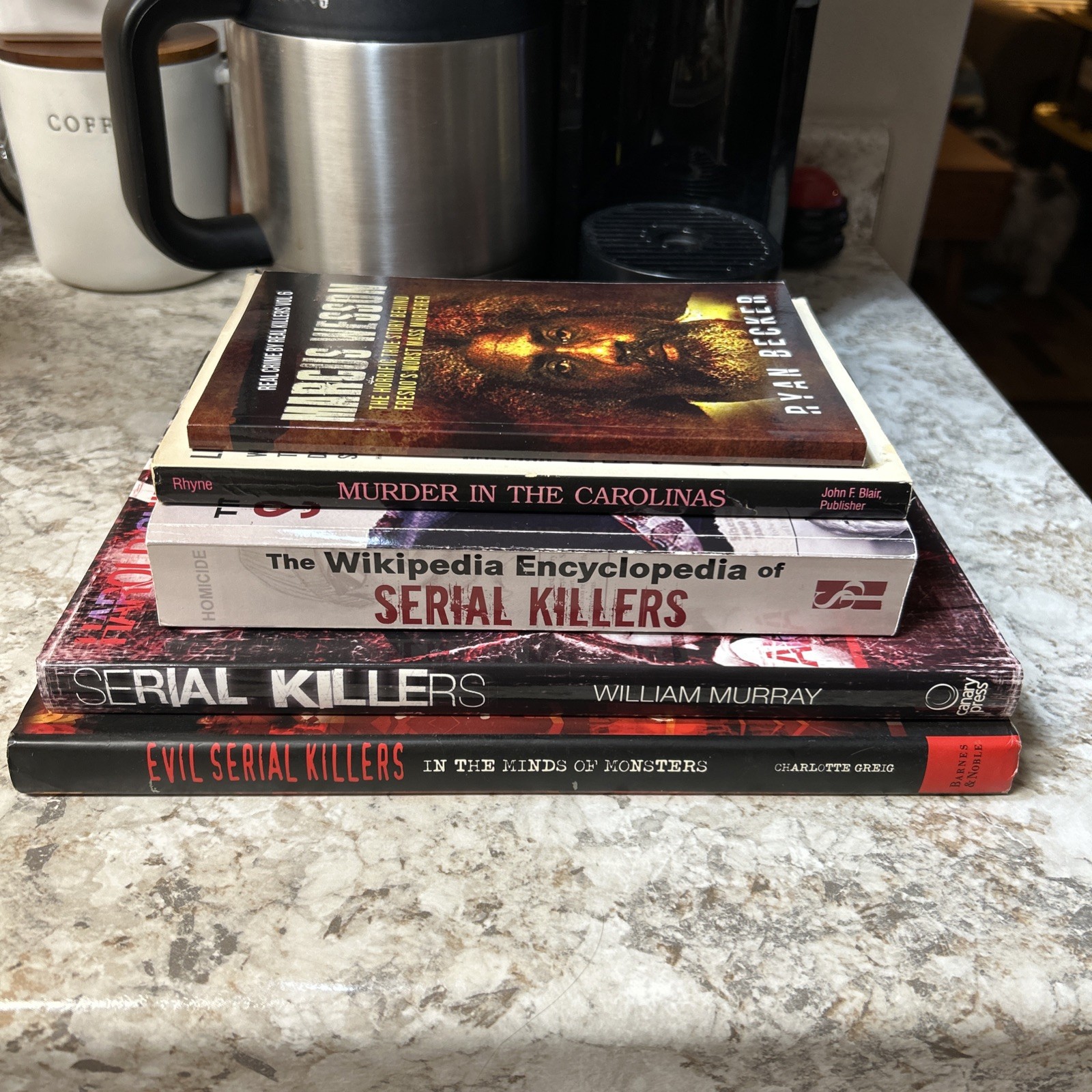 True Crime Book Lot Serial Killers Murder Wesson Carolinas Encyclopedia