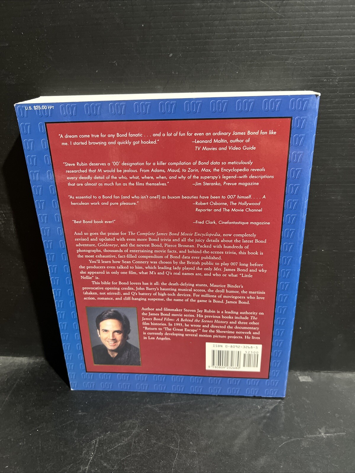SIGNED The Complete James Bond Movie Encyclopedia by Steven Jay Rubin Trade PB