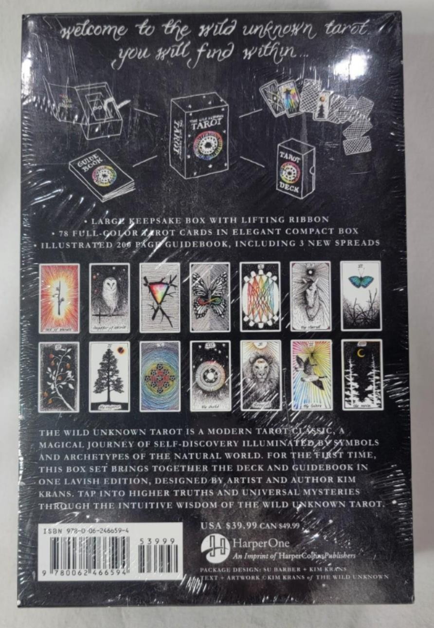 The Wild Unknown Tarot Deck & Guidebook by Kim Krans New Occult Mystic Cards