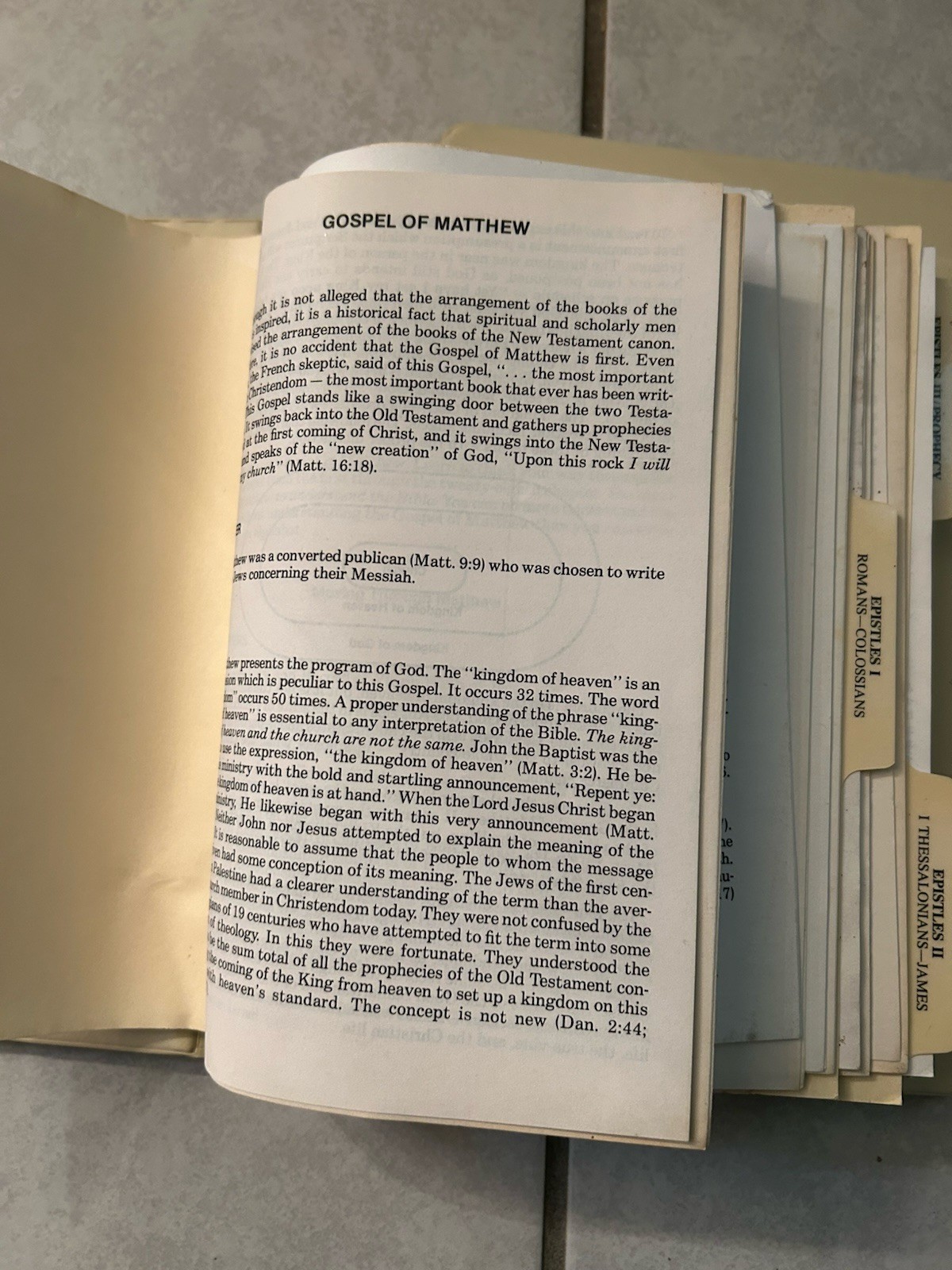 Vintage J Vernon McGee Thru The Bible Radio Notes & Outlines 2 Binder Set Lot