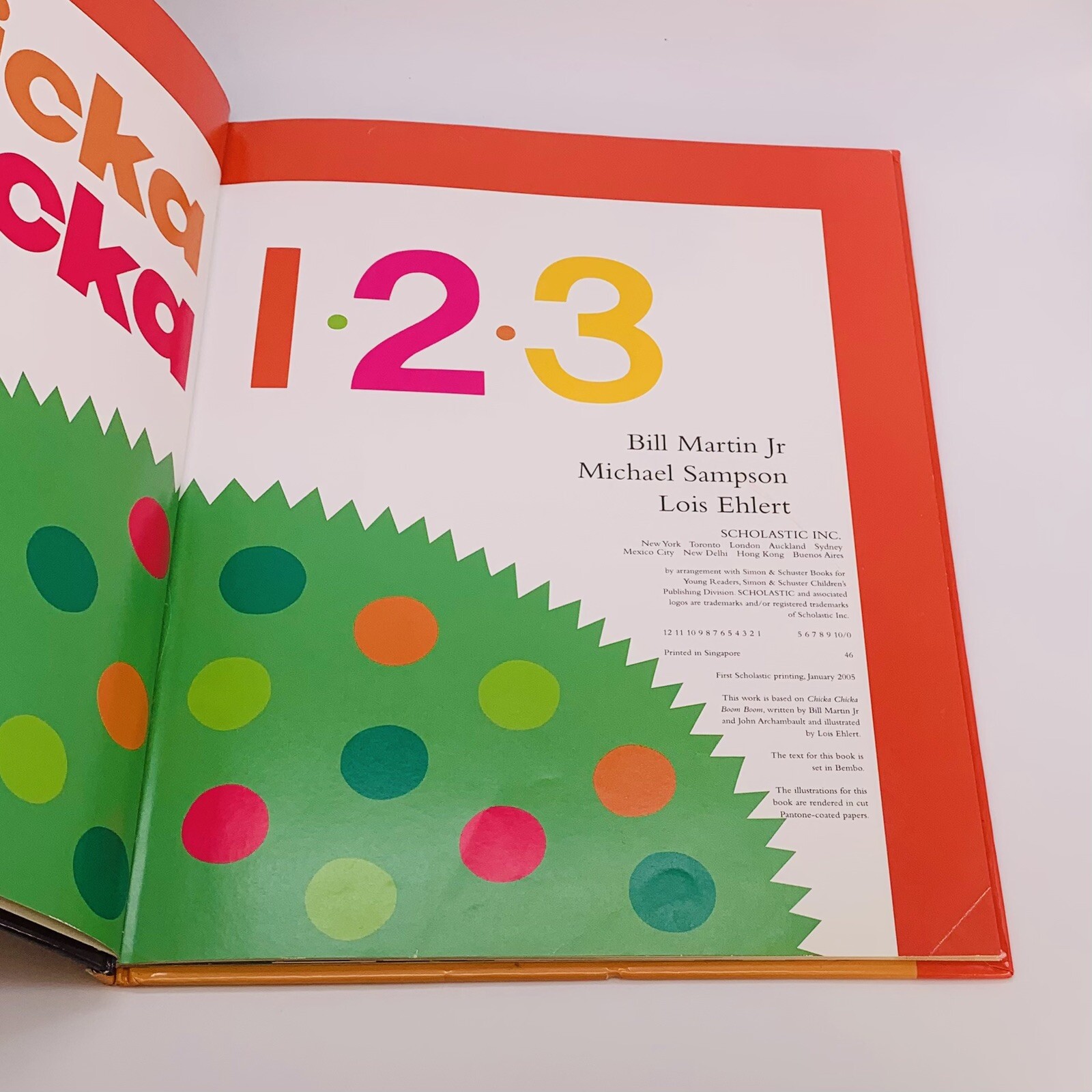Chicka Chicka 1, 2, 3 by Bill Martin Jr, Michael Sampson & Lois Ehlert, 2004 HC