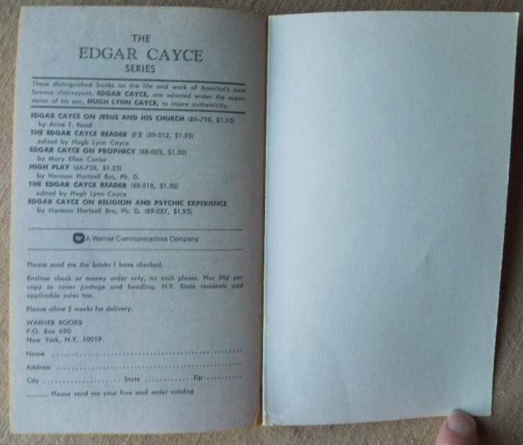 Edgar Cayce on Diet and Health, Recipes, menus, health hints, improve wellbeing
