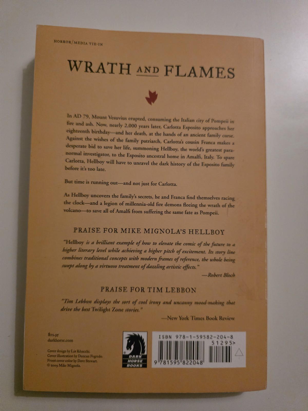 Hellboy: The Fire Wolves Graphic Novel Dark Horse Books