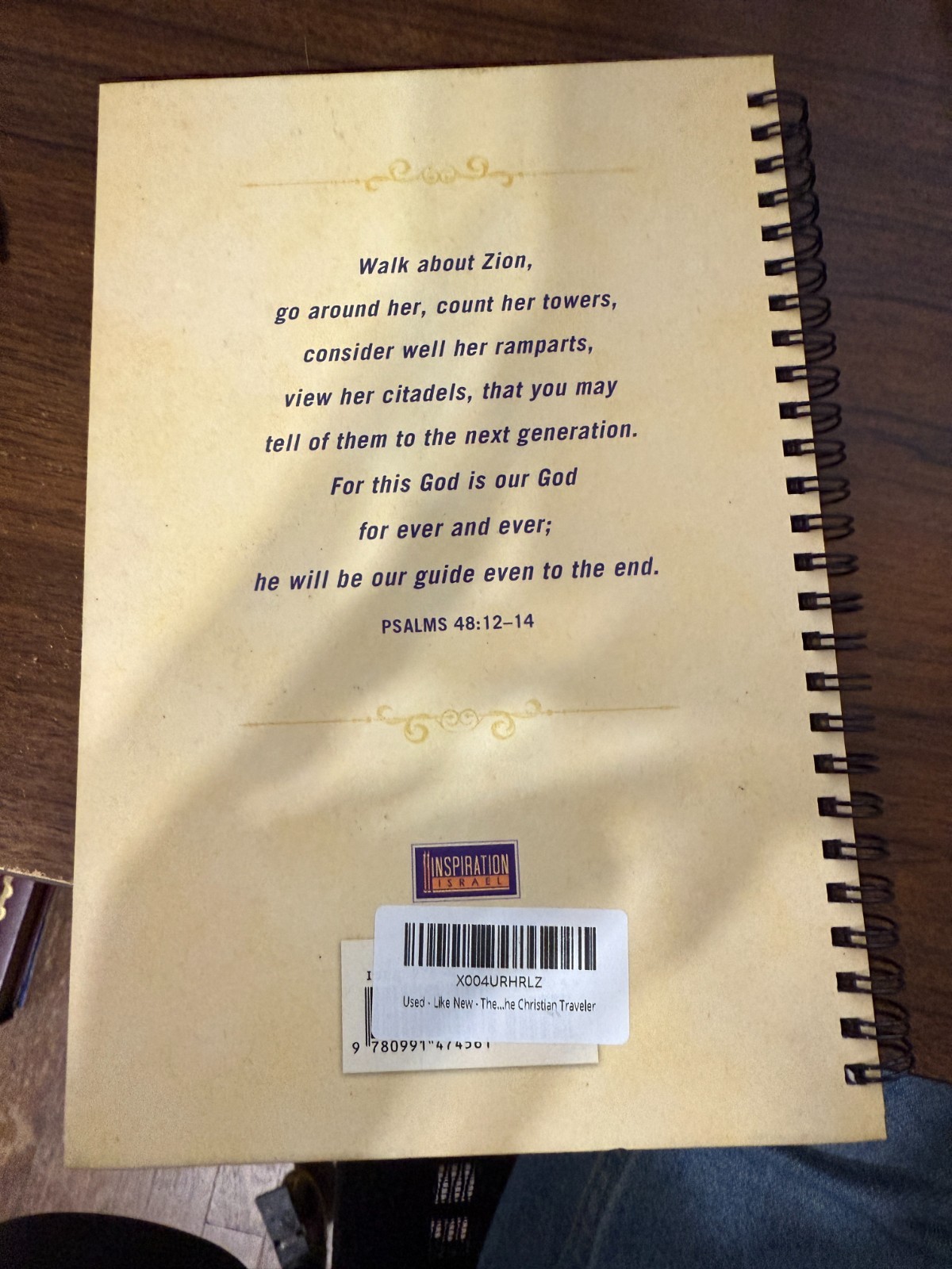 Israel for the Christian Traveler – Journal and Study Guide 2019