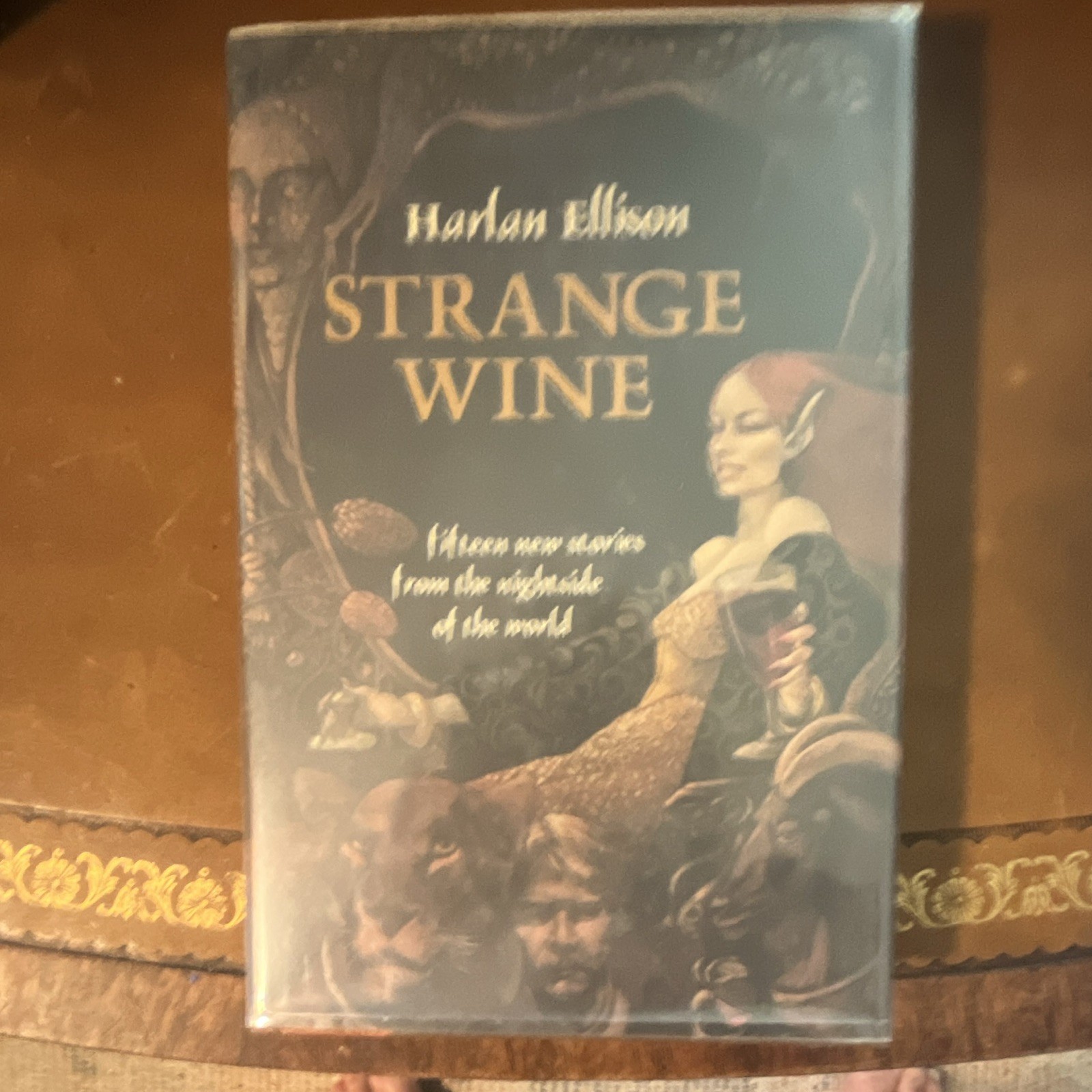 Harlan Ellison Strange Wine HC 1st Ed Signed/Inscribed DJ 1978 Harper & Row
