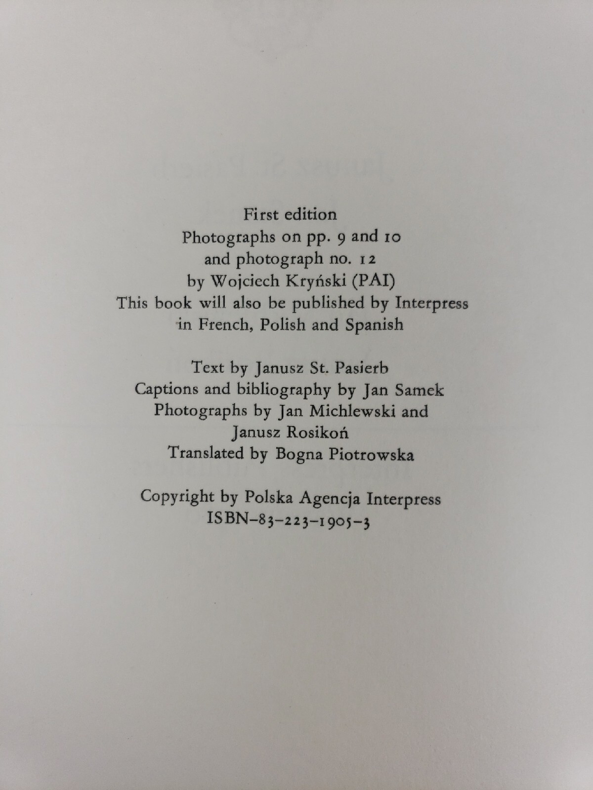 The Shrine of the Black Madonna at Czestochowa First Edition 1980 Polish History