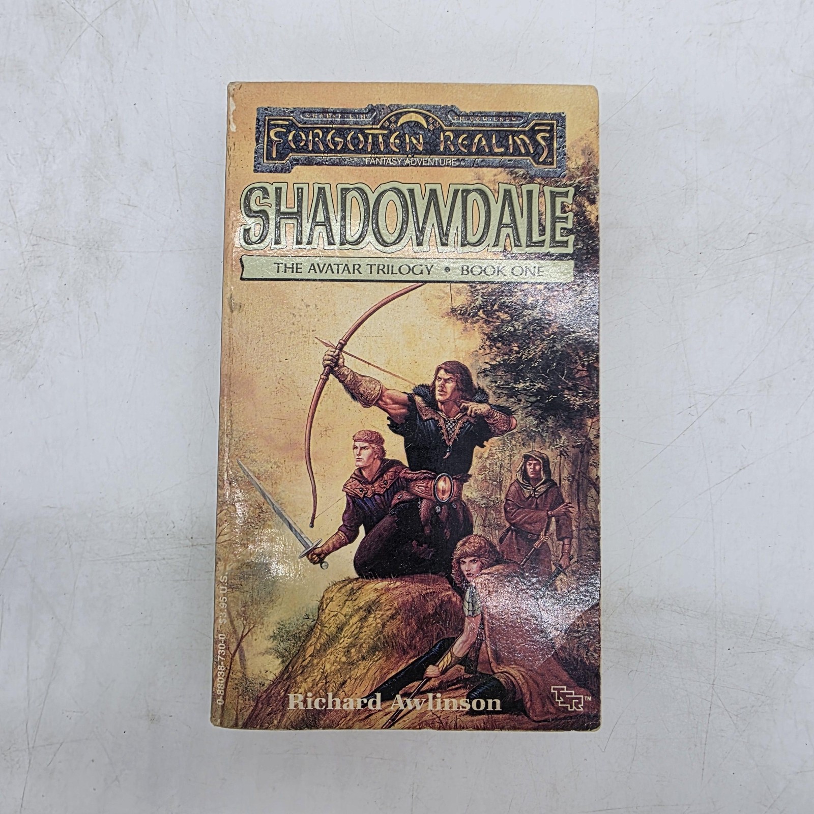 Vintage Forgotten Realms Avatar Trilogy Awlinson TSR PB Lot 3 Multicolor Fantasy