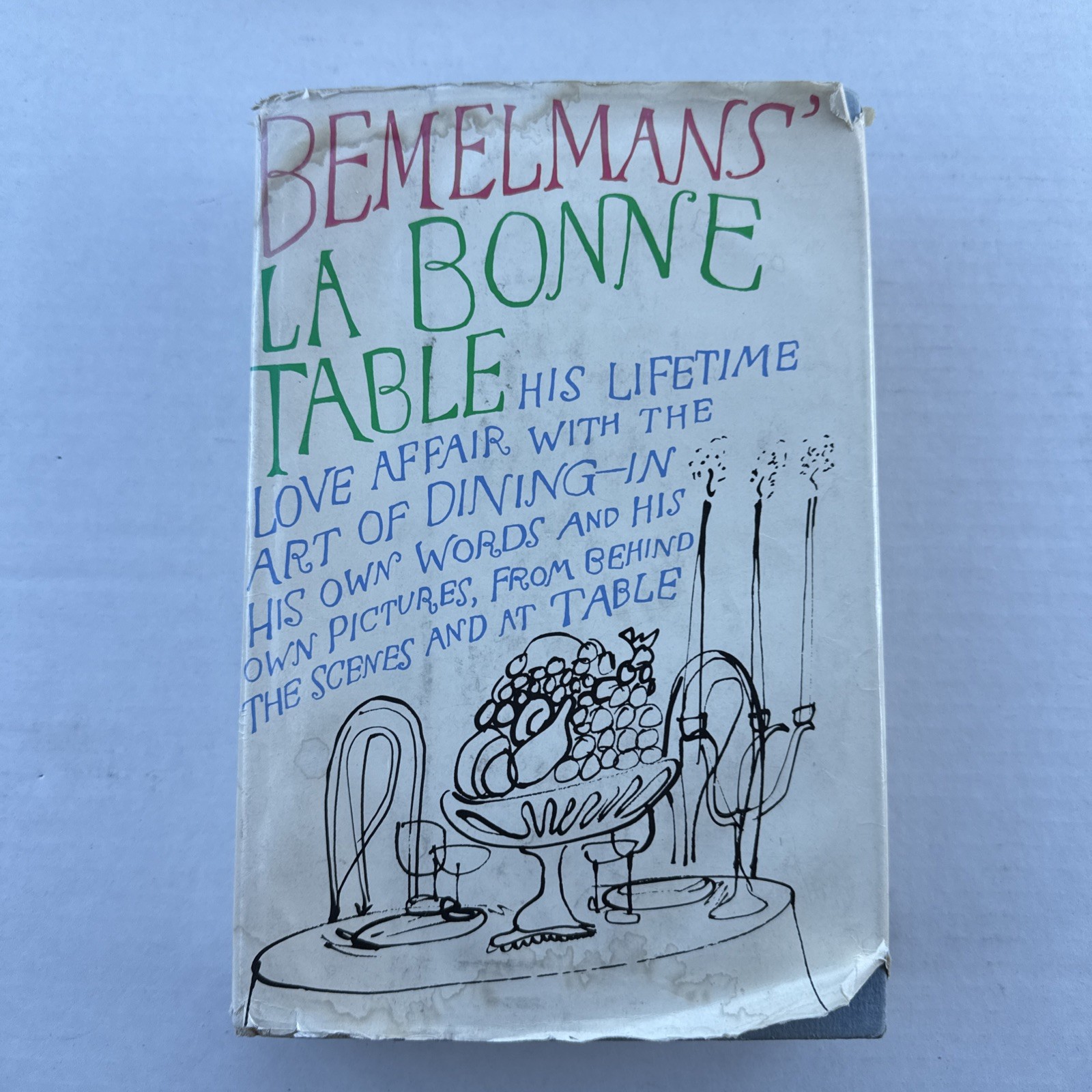 Ludwig Bemelmans La Bonne Table 1st/1st Edition 1964 food memoir Hardcover