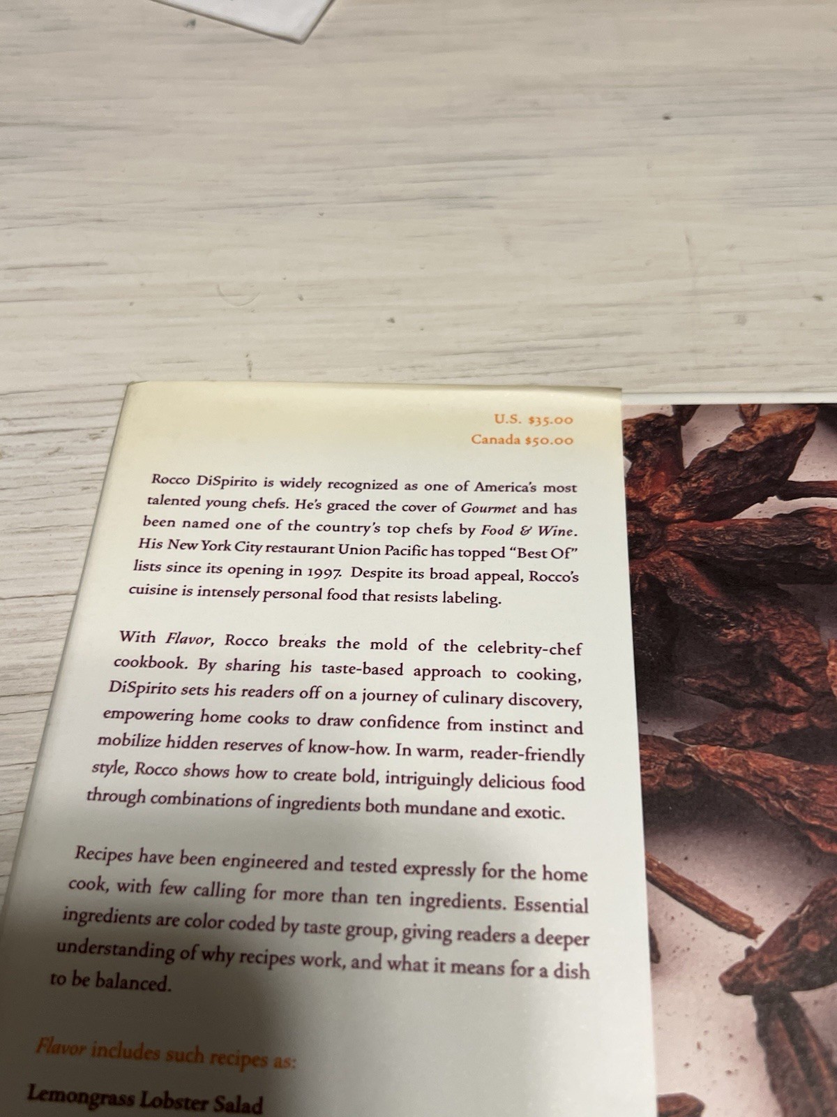 Flavor by Rocco DiSpirito (2003, Hardcover)