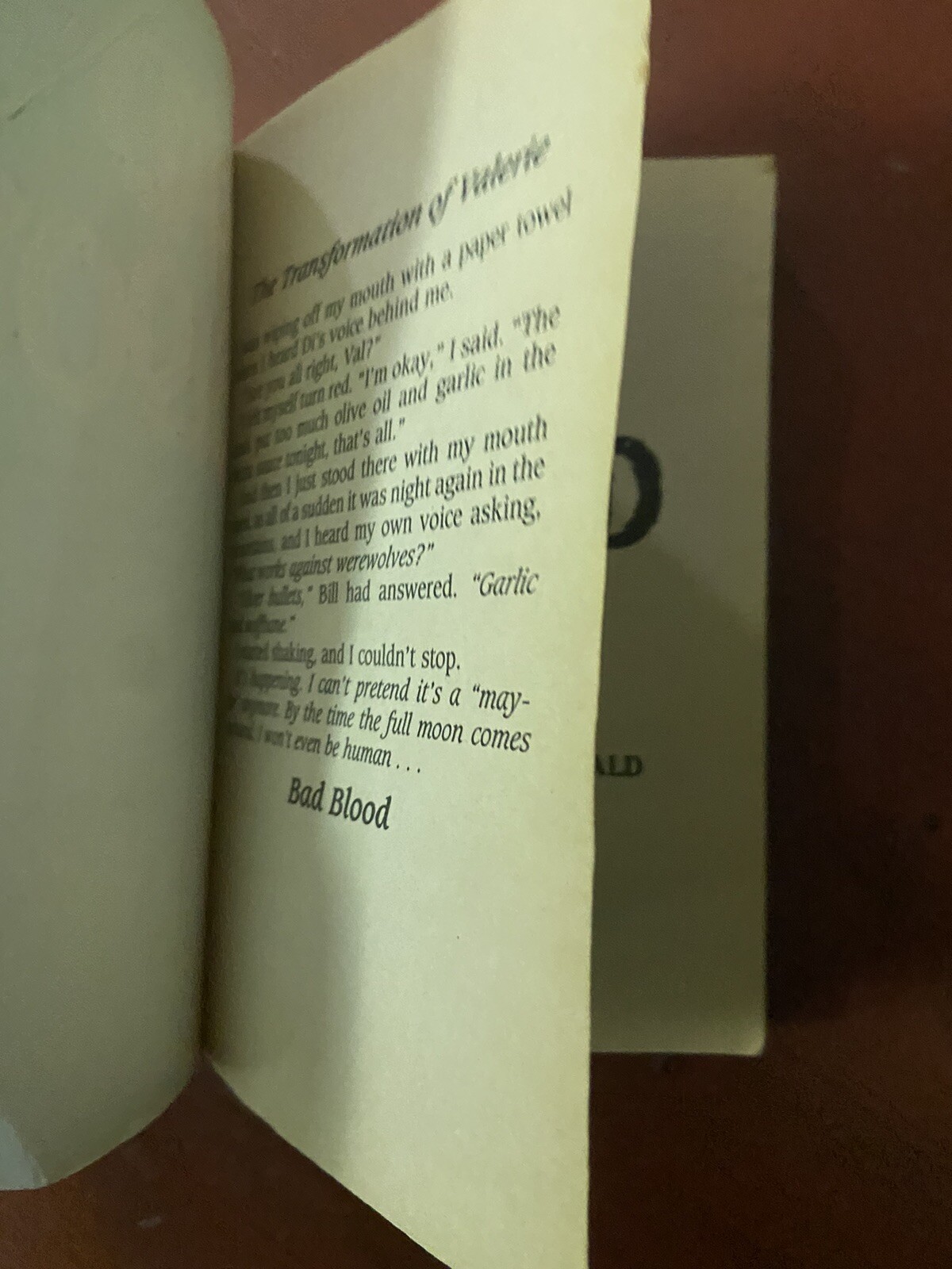 Bad Blood by Debra Doyle; James D. Macdonald First Print 1st Ed Young Adult