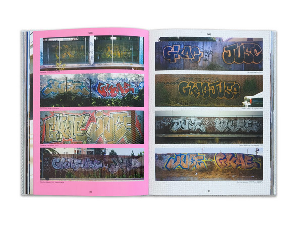 GKAE graffiti book LOS ANGELES MSK AWR Signed by GKAE street art SABER REVOK mta