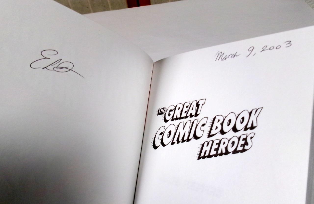 Great Comic Book Heroes by Jules Feiffer (2003), EXC with Writing