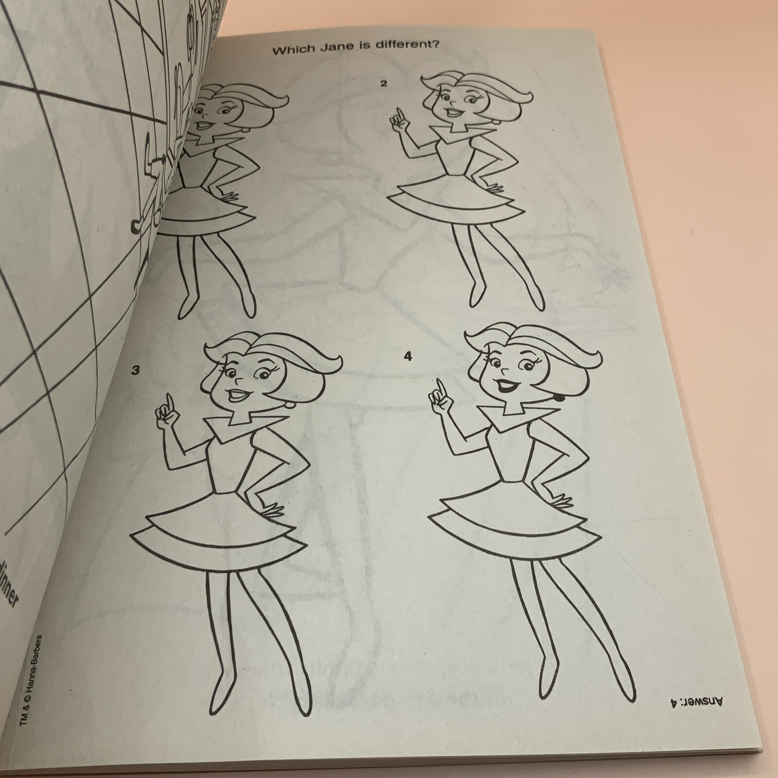 Dalmatian Press 2004 My Special Book To Color The Jetsons Astros World-Uncolored