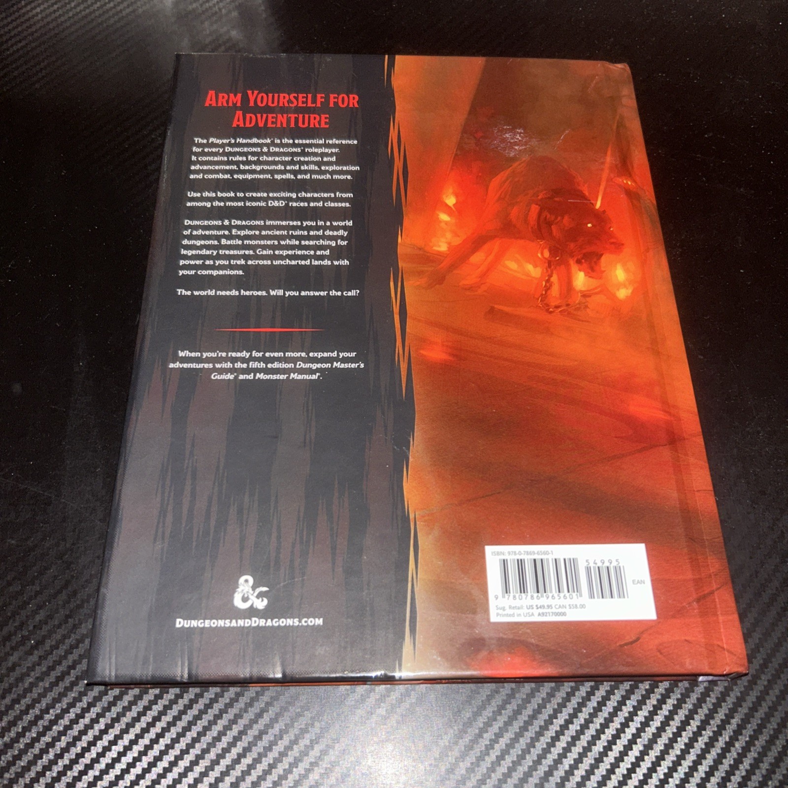 Player’s Handbook (Dungeons & Dragons) by Wizards Rpg Team 2014 Hardcover 5th Ed