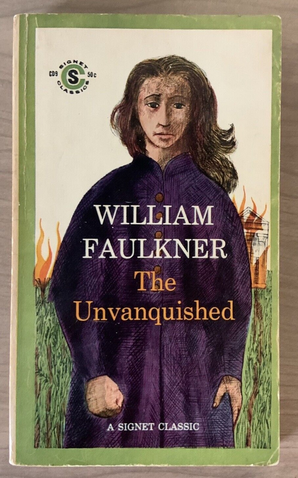 The Unvanquished by William Faulkner 1962 Vintage Paperback Book Signet Classic