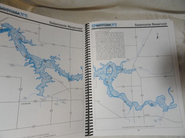 SPORTSMAN’S CONNECTION INDIANA FISHING MAP GUIDE VOLUME II PAPERBACK