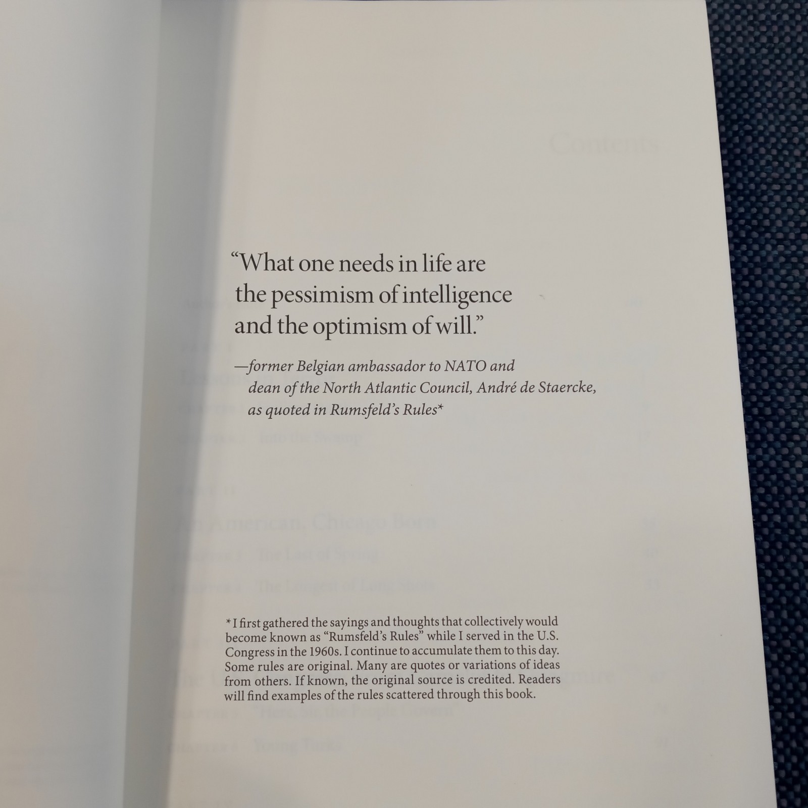 Known and Unknown: A Memoir By Donald Rumsfeld first ed/1st print