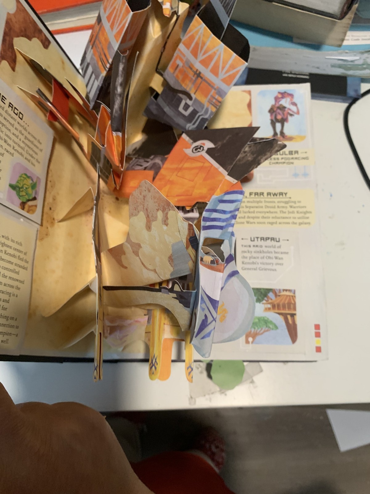 Star Wars A Galactic Pop-Up Adventure Matthew Reinhart Pop-Up Book Used
